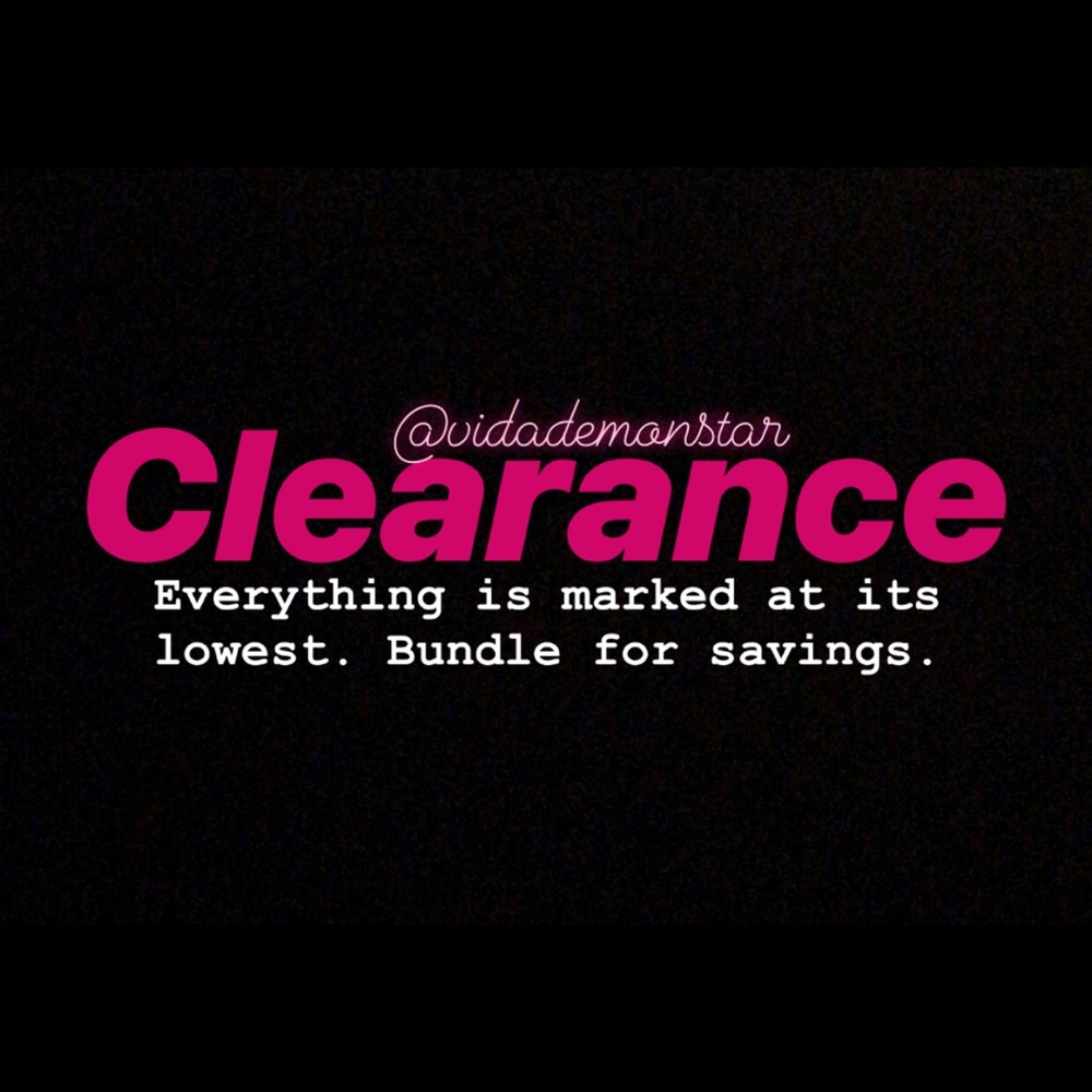 🔥 CLEARANCE | Final Mark Down ! ⚡️🔥